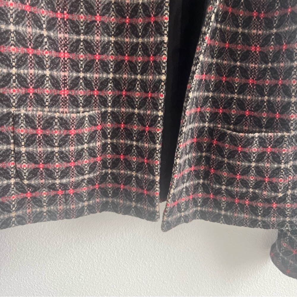 Pendleton Wool Cashmere Plaid Cropped Blazer Jack… - image 3